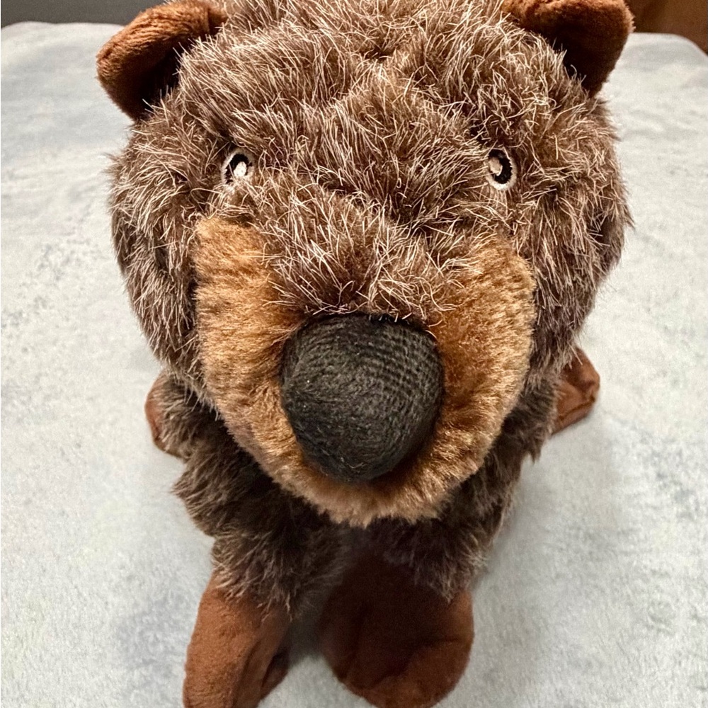 Mighty Fine Brown Plush Bear Stuffed Animal